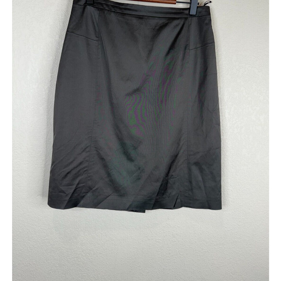 Etro Women's Straight Pencil Skirt Flat Front Back Zip Black Size‎ 44 Capsule - Picture 1 of 10